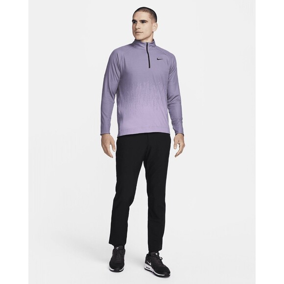 Nike Tour Men's Dri-FIT ADV 1/2-Zip Golf Top Jerse Size XL FD5833-509 Purple NEW - Picture 13 of 16